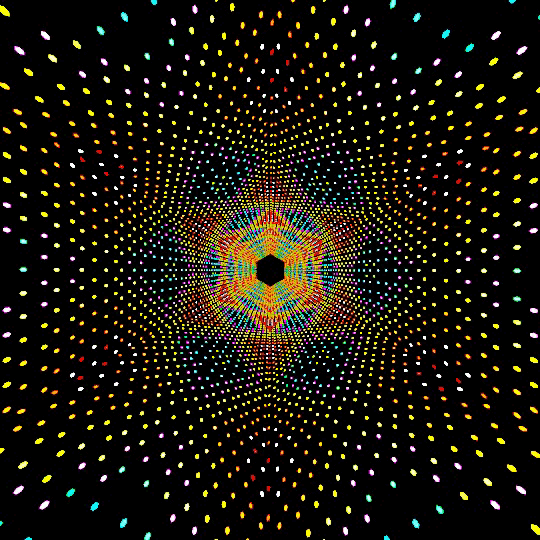 second abstract trippy animation