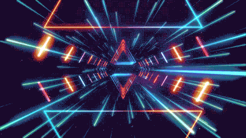 abstract trippy animation